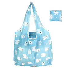 Load image into Gallery viewer, Extra Large Reusable Foldable Ladies Shopping Bag Eco Tote Handbag Fold Away Shopper Bag UK