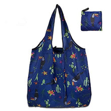 Load image into Gallery viewer, Extra Large Reusable Foldable Ladies Shopping Bag Eco Tote Handbag Fold Away Shopper Bag UK