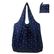 Load image into Gallery viewer, Extra Large Reusable Foldable Ladies Shopping Bag Eco Tote Handbag Fold Away Shopper Bag UK