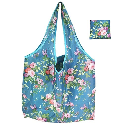 Extra Large Reusable Foldable Ladies Shopping Bag Eco Tote Handbag Fold Away Shopper Bag UK