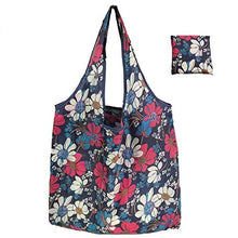 Load image into Gallery viewer, Extra Large Reusable Foldable Ladies Shopping Bag Eco Tote Handbag Fold Away Shopper Bag UK