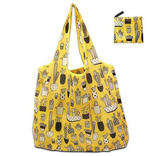 Load image into Gallery viewer, Extra Large Reusable Foldable Ladies Shopping Bag Eco Tote Handbag Fold Away Shopper Bag UK