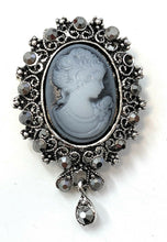 Load image into Gallery viewer, Victorian Lady Cameo Brooch
