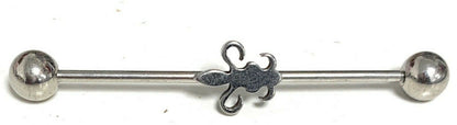 16g Stainless Steel Scorpion Long Scaffold Bar Barbell Earring Ear Body Piercing