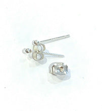 Load image into Gallery viewer, kids Girls 925 Sterling Silver Tiny Small 2mm Ball Stud Earrings Studs Gift Idea