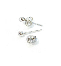 Load image into Gallery viewer, kids Girls 925 Sterling Silver Tiny Small 3mm Ball Stud Earrings Studs Gift Idea