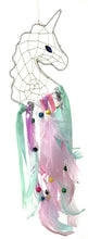 Load image into Gallery viewer, Unicorn Dreamcatcher – Purple &amp; Green, 44cm