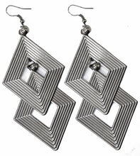 Load image into Gallery viewer, Fashion Boho Dangle Ear Earrings Women Long Tassel Rhombus