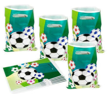 Load image into Gallery viewer, 20 x Childrens Party Loot Bags Boys Girls Football Themed Bag