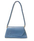Cornflower Blue Ladies Womens PU Vintage Baguette Shoulder Bag Casual Party Handbag