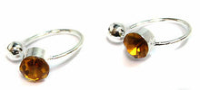 Load image into Gallery viewer, Crystal Stud U CLIP On Clipon Earrings Upper for Ears Nose Lip Cartilage