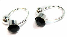 Load image into Gallery viewer, Crystal Stud U CLIP On Clipon Earrings Upper for Ears Nose Lip Cartilage
