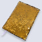 A5 Reversible Sequin Gold Silver Notebook Glittery Notepad Writing Journal Diary Book Gift