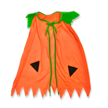 Load image into Gallery viewer, Kids 3 Set Halloween Costume Bundle - Pumpkin Trick or Treat Bag, Pumpkin Cape, Witches Hat