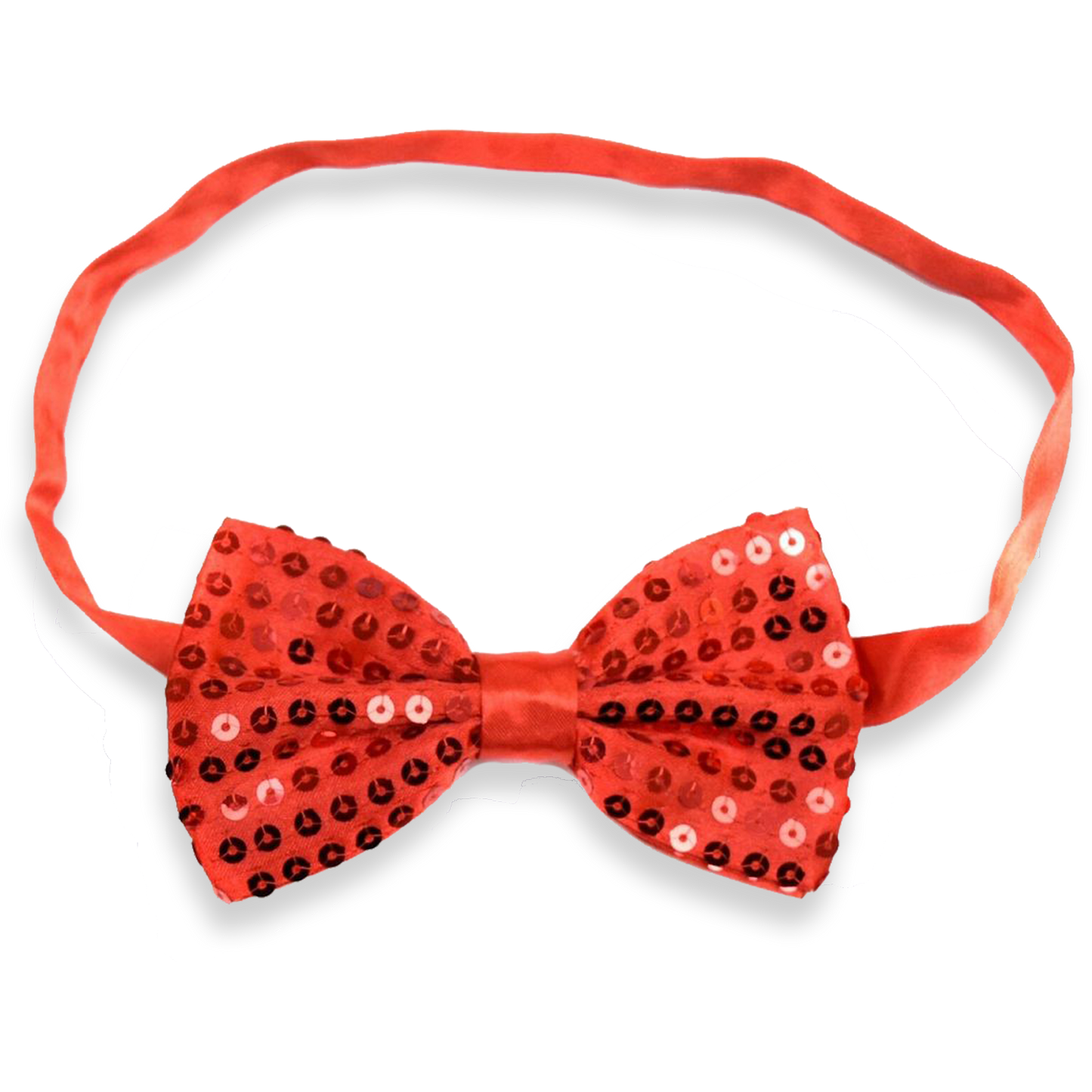 Sequin Satin Red Shiny Bow Tie Dickie Show Sparkly Fancy Dress Magic Mens Boys