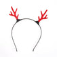 Red Headband Reindeer Antlers Christmas Deer Ears Headbopper